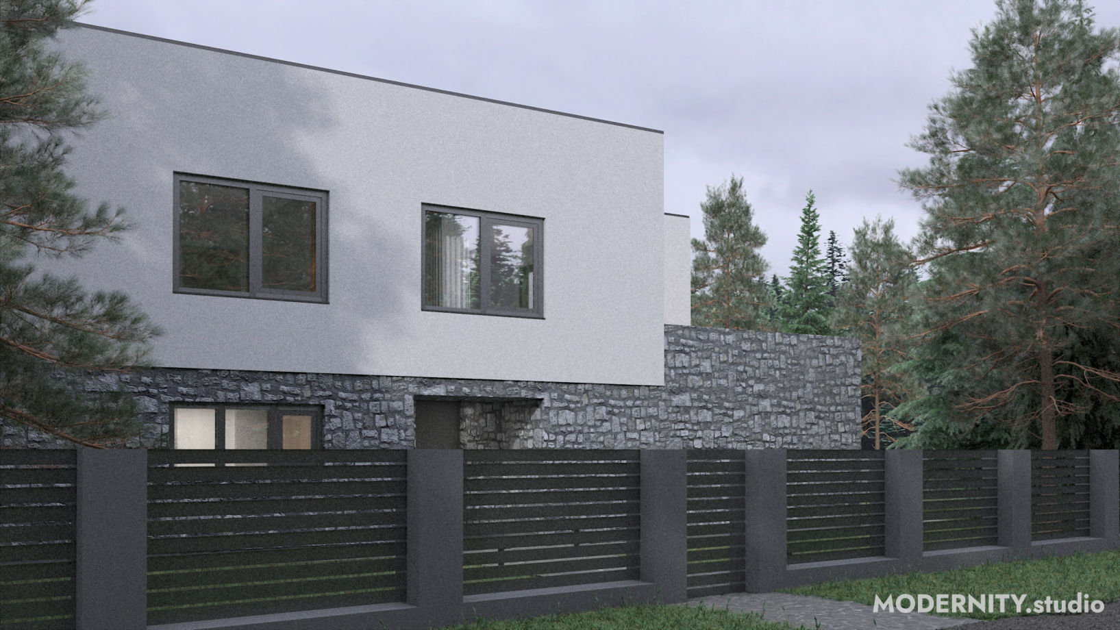 Projekt rozbudowy domu pod Pabianicami
