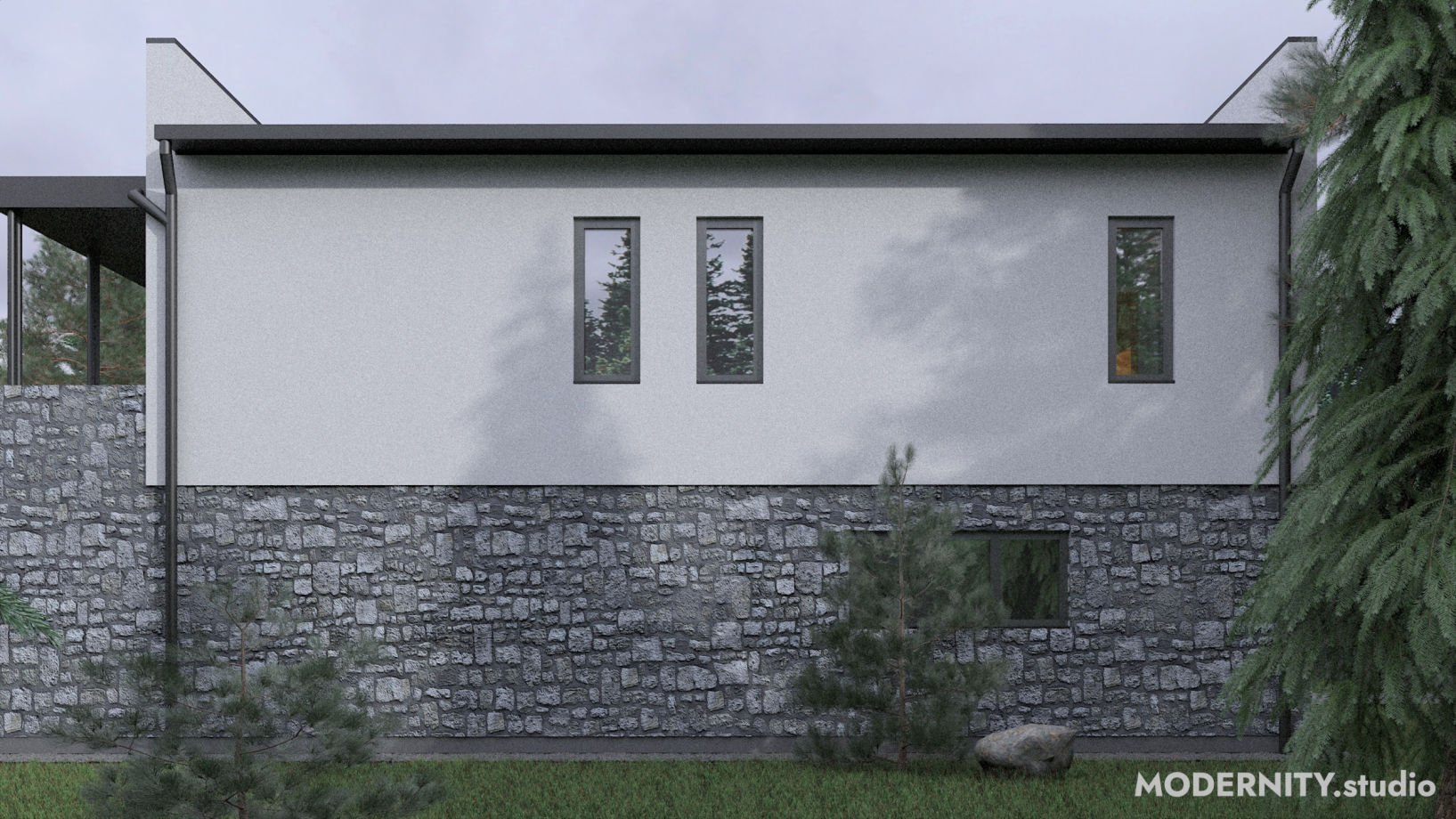 Projekt rozbudowy domu pod Pabianicami