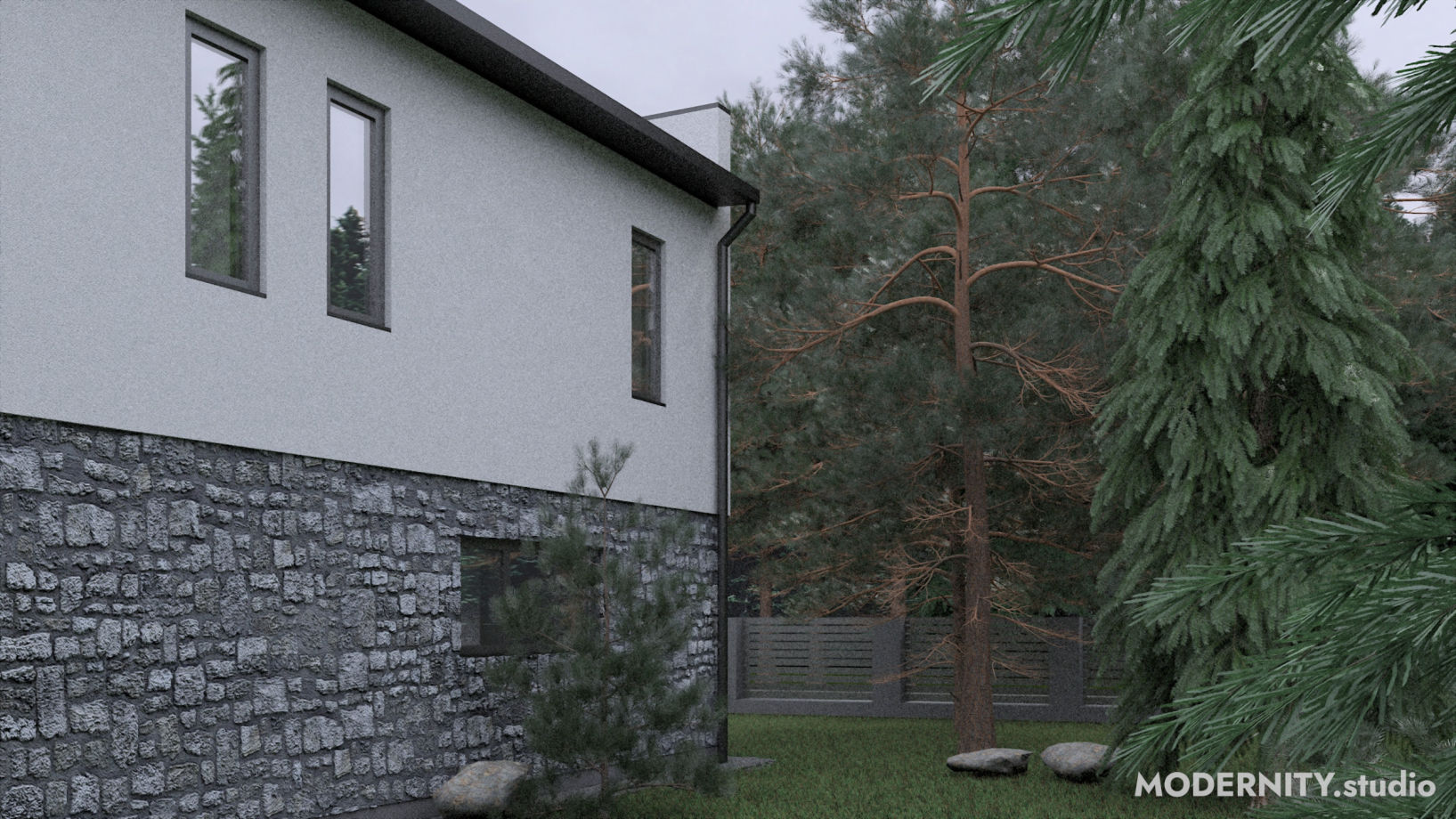 Projekt rozbudowy domu pod Pabianicami
