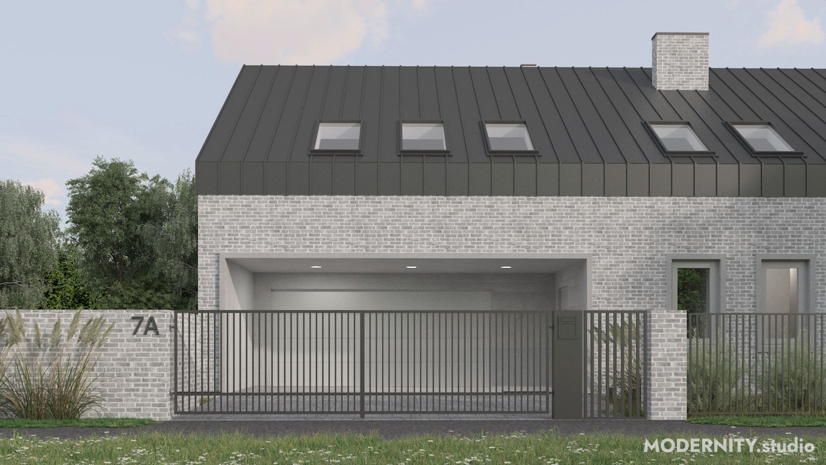 Projekt architektoniczny domu jednorodzinnego pod Łodzią