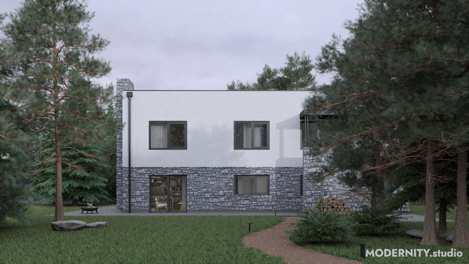 Projekt rozbudowy domu pod Pabianicami