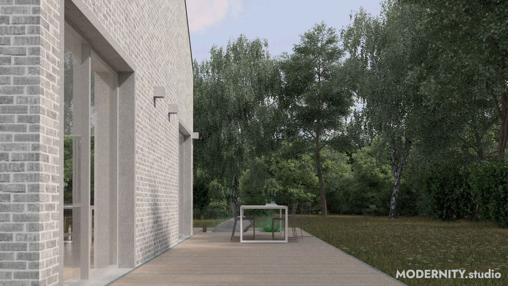 Projekt architektoniczny domu jednorodzinnego pod Łodzią