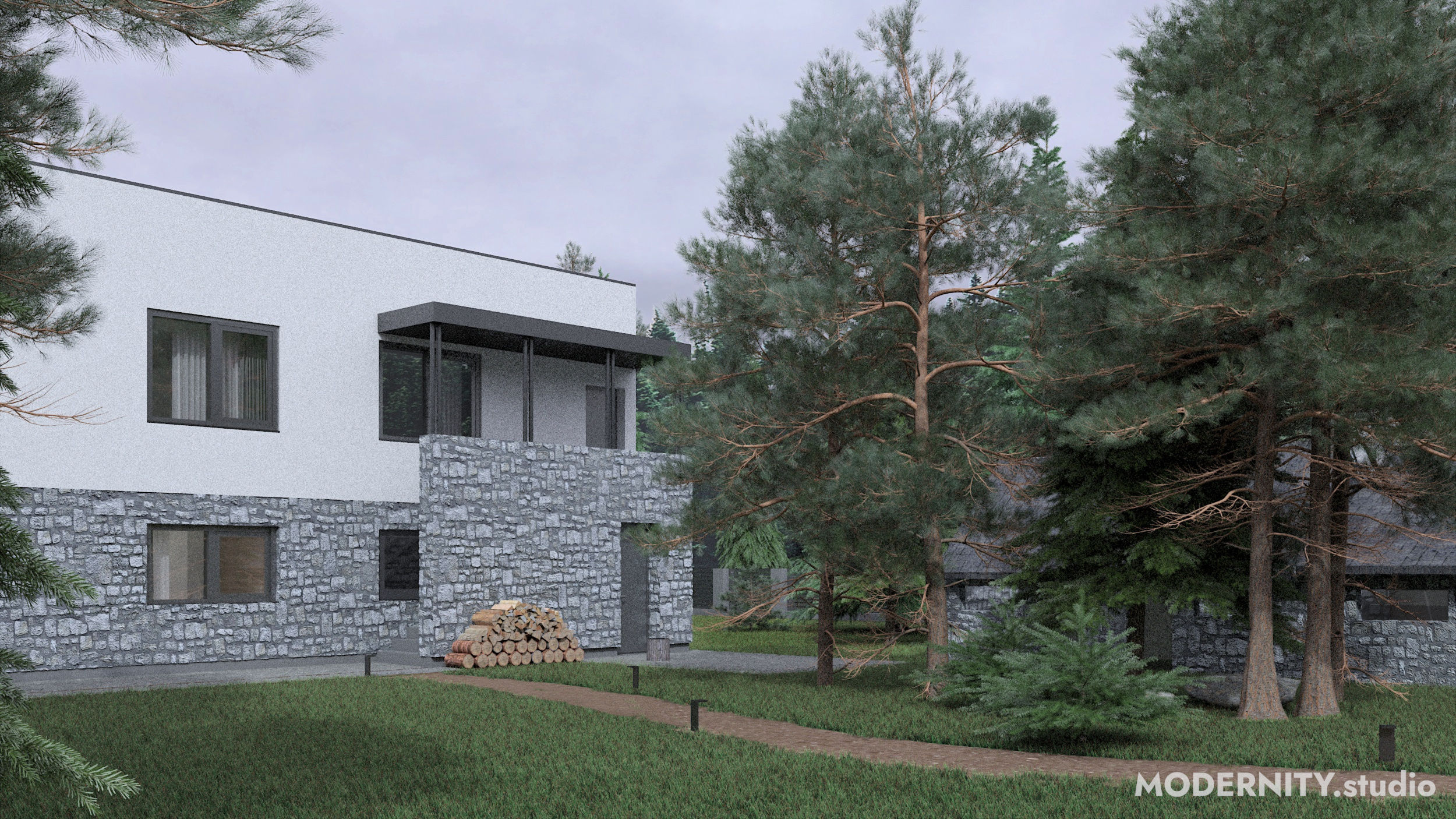 Projekt budowlany przebudowy domu pod Pabianicami