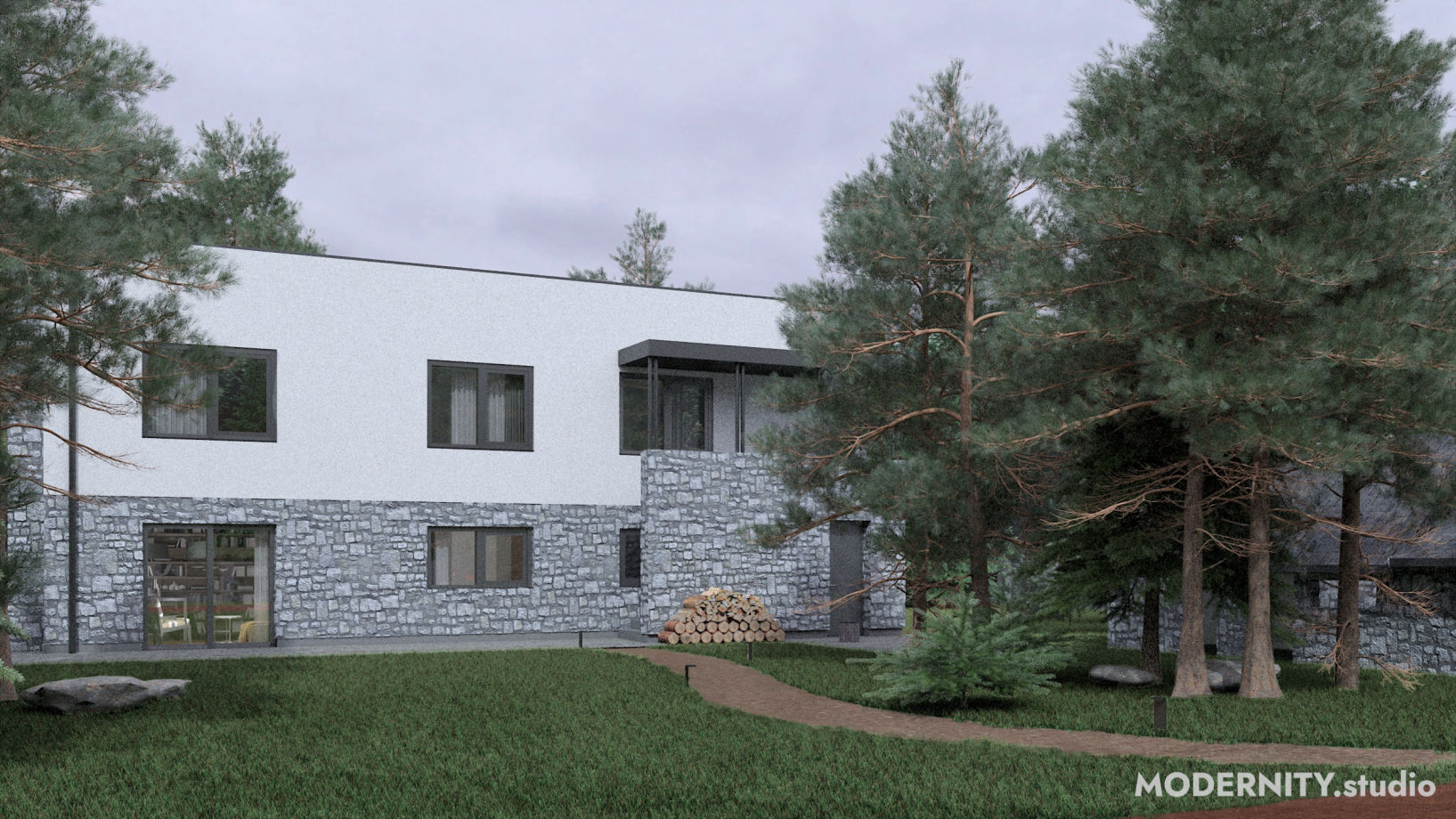 Projekt rozbudowy domu pod Pabianicami