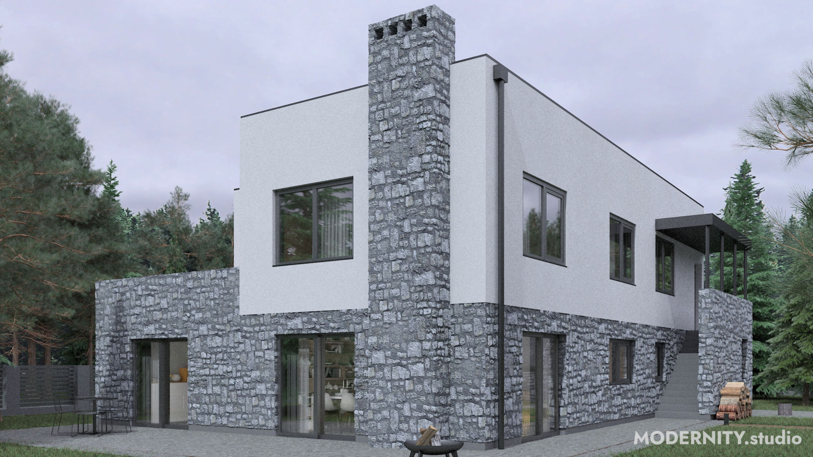 Projekt rozbudowy domu pod Pabianicami
