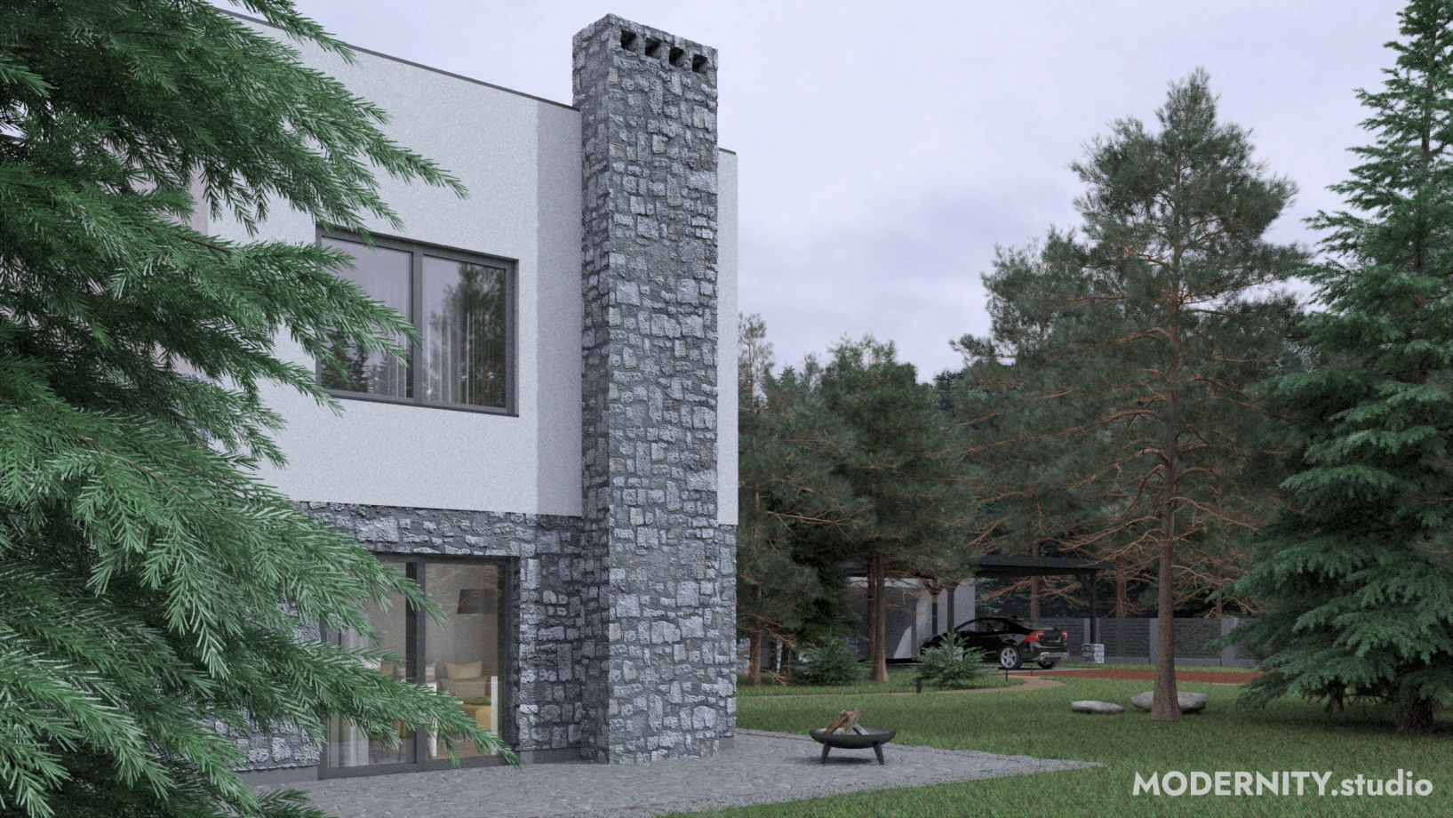 Projekt rozbudowy domu pod Pabianicami
